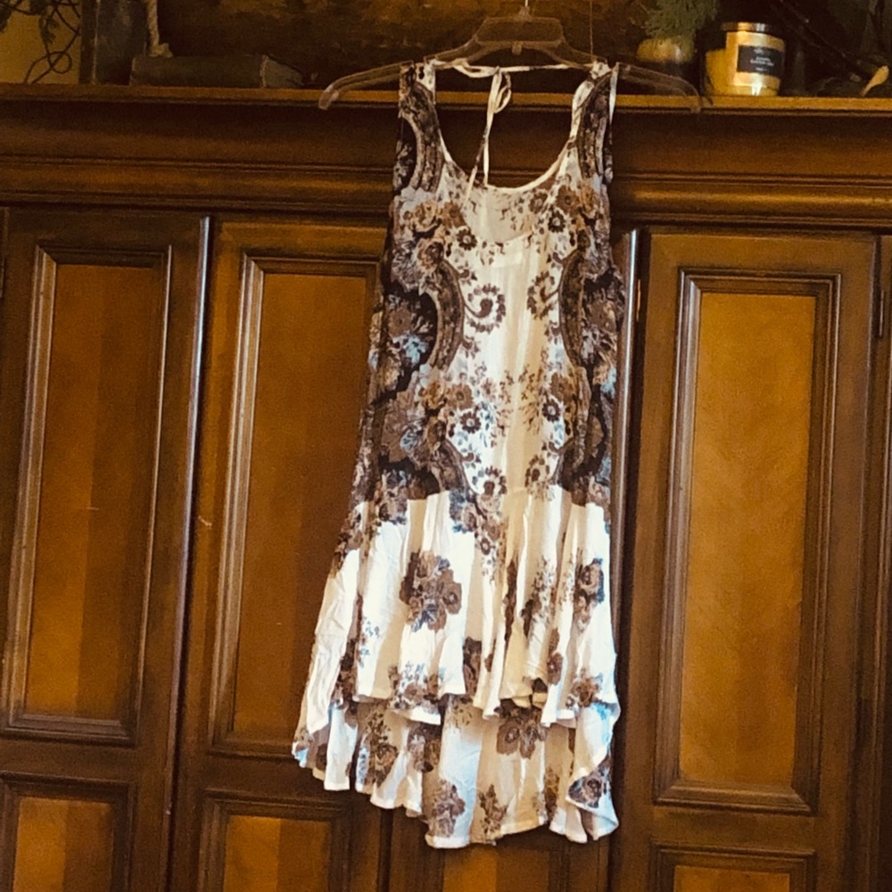 Intimately free people sleeveless asymmetrical swing dress